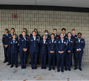 LnHS's AFJROTC cadets November 2023